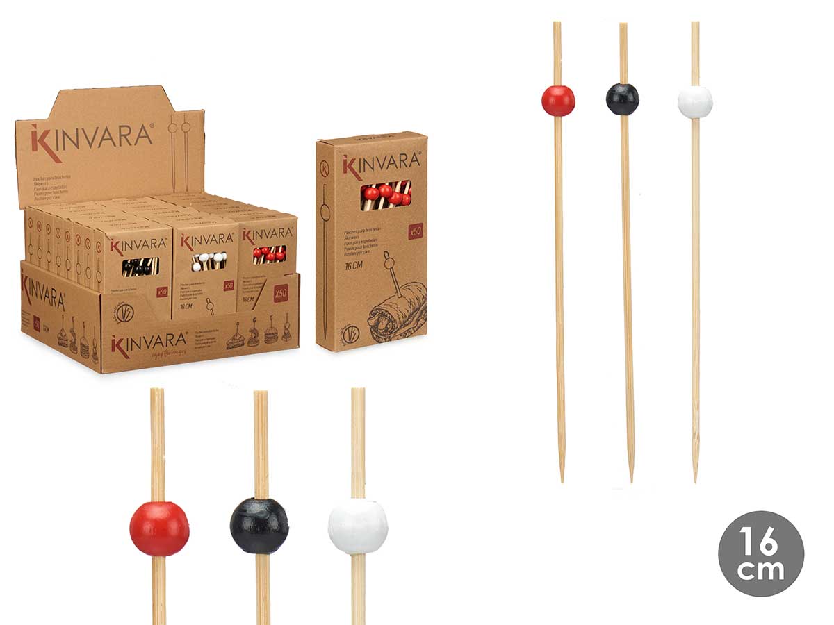 50 brochetas aperitivo surtidas para disfrutar en tus fiestas