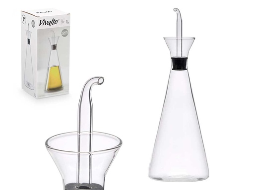 Aceitera cónica 1000ml: Diseño elegante y fácil dosificación