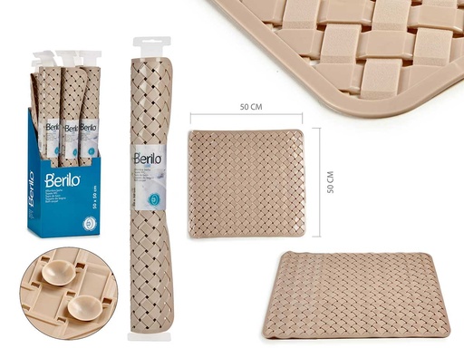 Alfombra antideslizante trenzado beige: seguridad y estilo en tu hogar