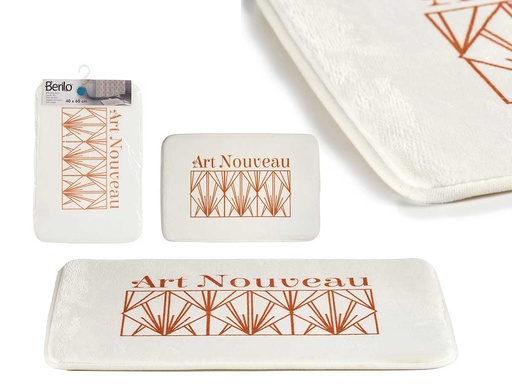Alfombra baño art nouveau: elegancia y confort para tu hogar