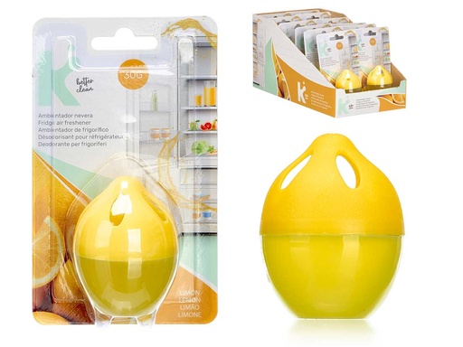 Ambientador nevera 30gr limón: Frescura y aroma duradero en tu hogar