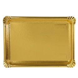 Bandeja Cartón Oro Nº6