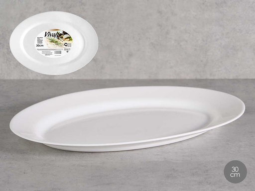 Bandeja Opal Ovalada de 30cm: Elegancia y Versatilidad en tu Mesa