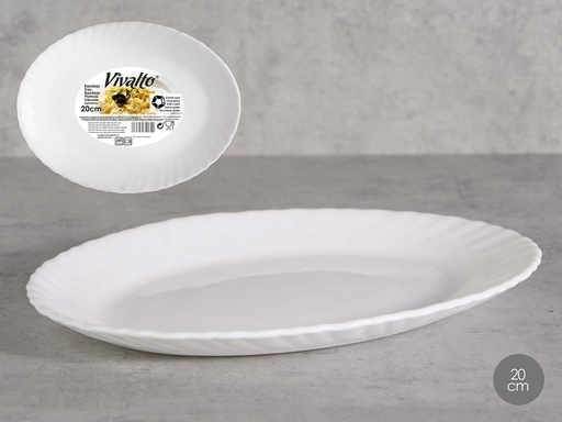 Bandeja clásica Opal 20 cm: Elegancia y versatilidad para tus mesas
