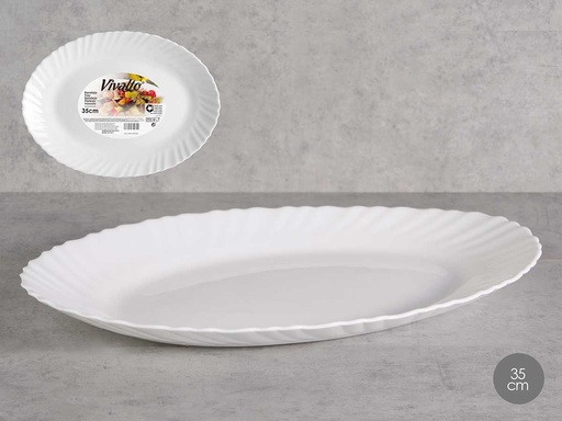 Bandeja clásica Opal 35 cm: Elegancia y Durabilidad para tu Mesa
