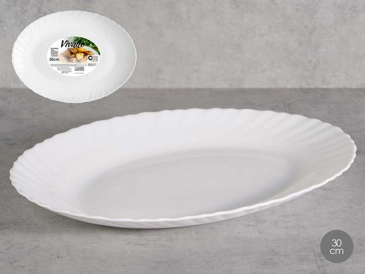 Bandeja clásica opal 30cm: Elegancia y versatilidad para tu mesa