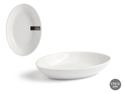 Bandeja ovalada de porcelana: Elegancia y versatilidad para tu mesa