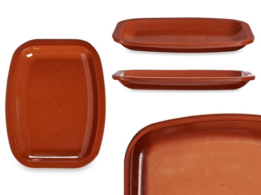 Bandeja plana rectangular: Ideal para servir con estilo y comodidad