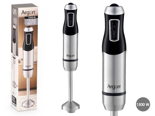 Batidora de acero negra 1500W: potencia y elegancia en tu cocina
