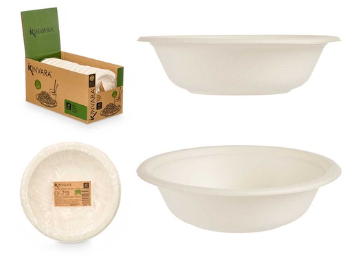 Bol biodegradable 350ml: Eco-amigables y prácticos para tus comidas