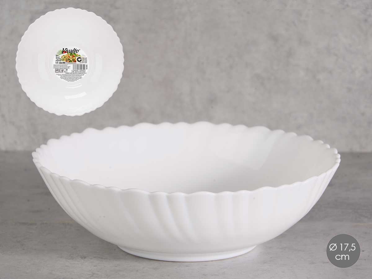 Bol clásico Opal de 17,5 cm: Elegancia y versatilidad en tu mesa