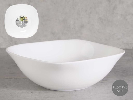 Bol cuadrado opal: elegancia y durabilidad para tu mesa