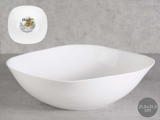 Bol cuadrado opal: elegancia y versatilidad para tus comidas