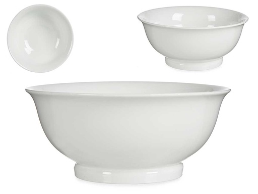 Bol ensaladera porcelana redondo, ideal para tus comidas