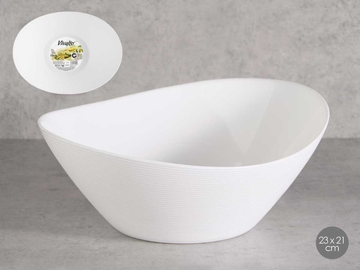 Bol opal mediano de 23 cm: Elegancia y versatilidad para tu mesa