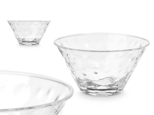 Bol plástico transparente de 15 cm: ideal para fiestas y eventos