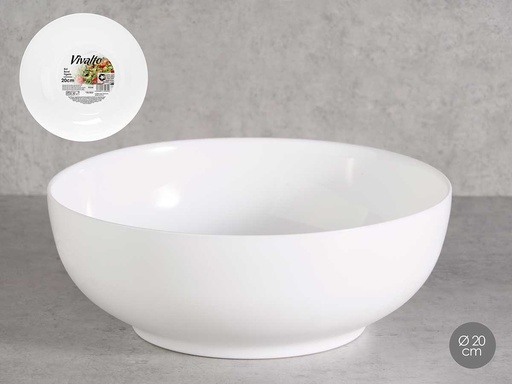 Bol redondo opal de 20 cm: Elegancia y funcionalidad para tu mesa