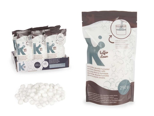 Bolas recambio absorbe humedad 250gr: máxima protección y frescura