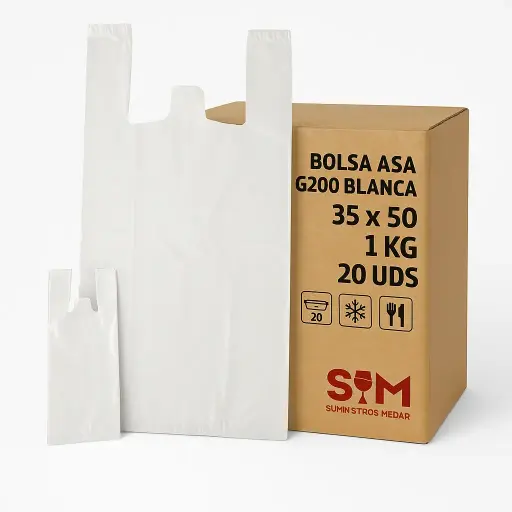 Bolsa Asa G200 Blanca 35x50