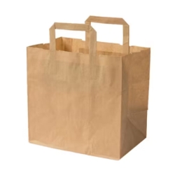 Bolsa Asa Papel Kraft Take Away 30x16