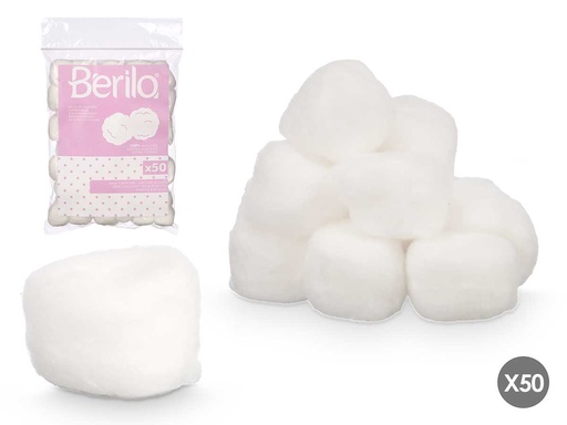 Bolsa Bola Algodón 50 Pcs para Manualidades, 50g de Diversión