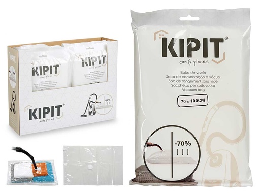 Bolsa de vacío transparente ideal para almacenar y proteger tus cosas