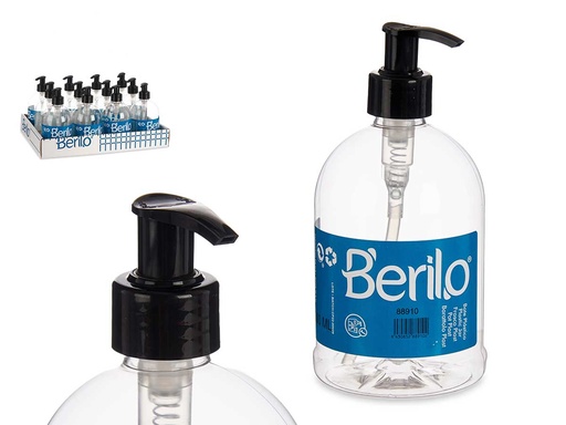 Bote dosificador plástico 500ml: Ideal para uso práctico y eficiente