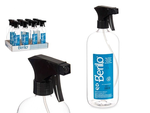 Bote rociador plástico 1000 ml: Ideal para jardinería y limpieza