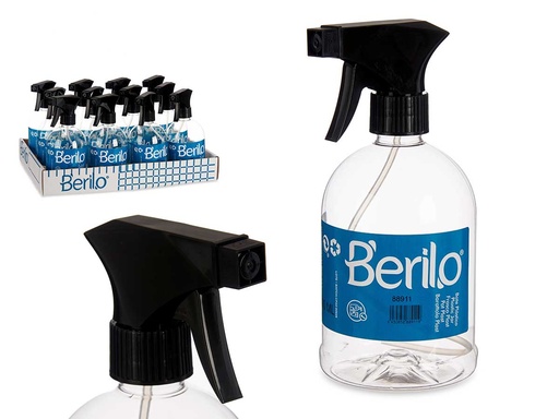 Bote rociador plástico 500ml: Ideal para hogar y jardinería