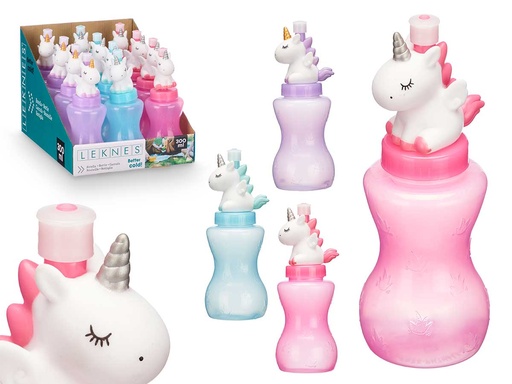Botella plástico unicornio 300ml: diversión y estilo para tu día