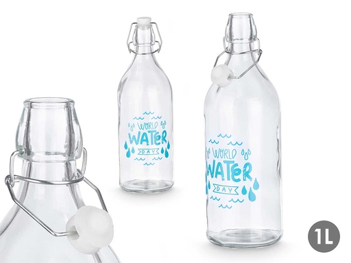 Botella water 1l: Hidratación práctica y estilizada para todos