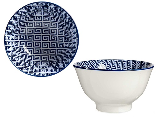 Bowl 16cm Geométrico Azul: Elegancia y Estilo en tu Mesa
