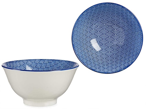 Bowl 16cm Onda Japonesa Azul: Elegancia y Estilo en tu Mesa