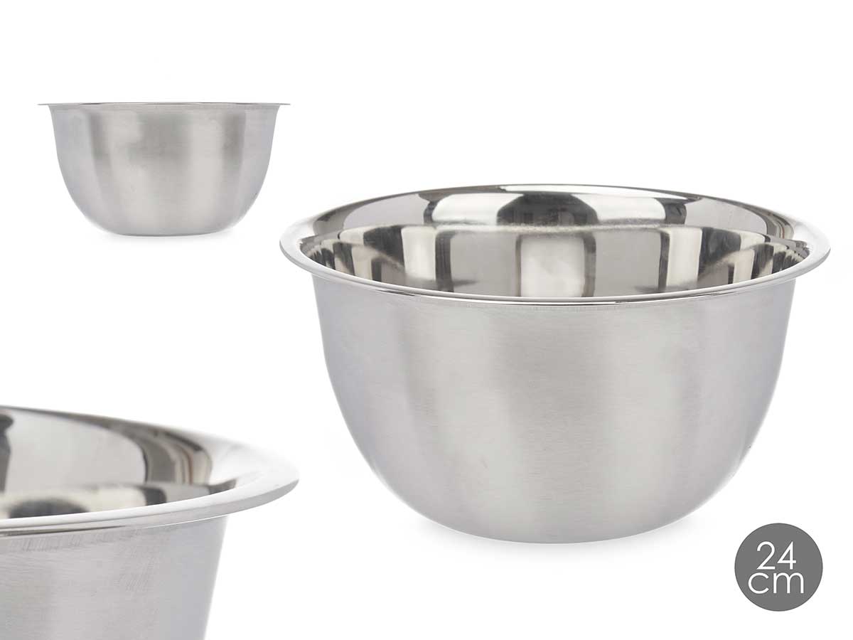 Bowl acero 24cm: Elegancia y resistencia para tus comidas diarias