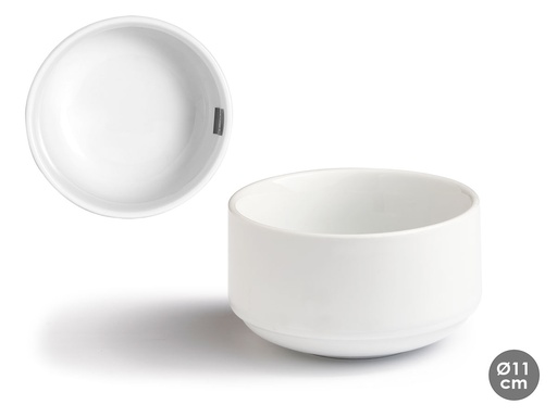 Bowl apilable de porcelana - Diseño elegante y funcionalidad