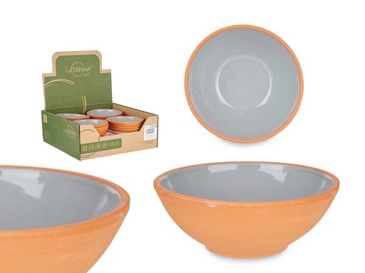Bowl barro redondo gris: Elegancia y estilo en tu mesa