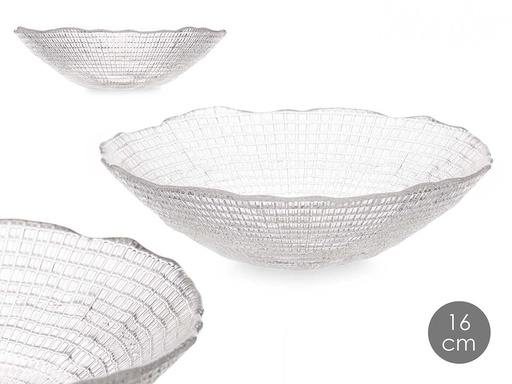 Bowl cristal transparente de 16cm: Elegancia y versatilidad en tu mesa