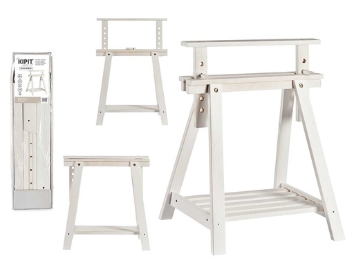 Caballete regulable de madera blanco para tus proyectos creativos