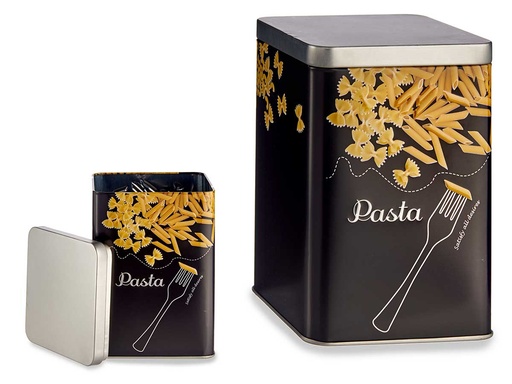 Caja cuadrada de chapa diseño pasta: elegancia y durabilidad perfectas
