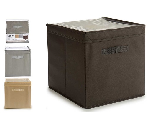 Caja plegable TNT: organización práctica y colorida en 3 colores