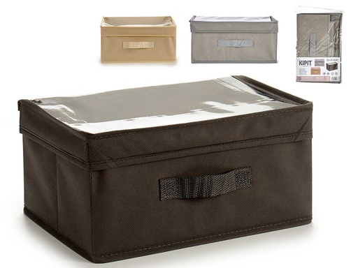 Caja plegable TNT: organización y estilo en 3 colores diferentes