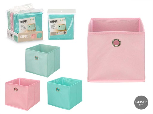 Caja plegable organizadora 15x15 cm surtida, ordena con estilo
