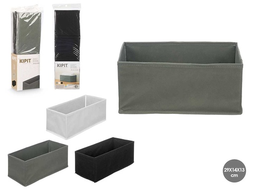 Caja plegable organizadora surtida de 29x14x13cm, ideal para tu hogar