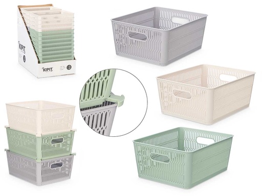 Caja soporte extensible med, ideal para organizar y decorar