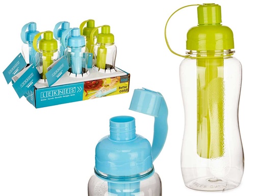 Cantimplora plástica deportiva de 600 ml, ideal para tus aventuras