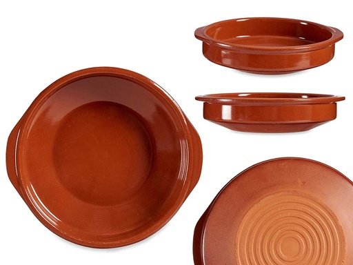 Cazuela redonda: Ideal para cocinar y servir deliciosos platos