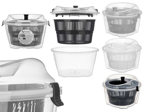 Centrifugadora de verduras práctica y eficiente en 3 colores
