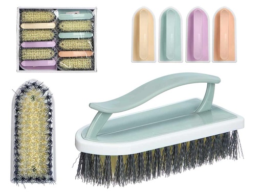 Cepillo plástico surtido en 4 colores vibrantes para todos
