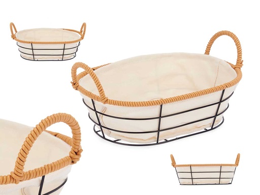 Cesta asas metal ovalada: Estilo y funcionalidad para tu hogar