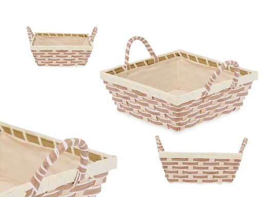 Cesta asas trenzado cuadrada: Elegancia y funcionalidad en tu hogar